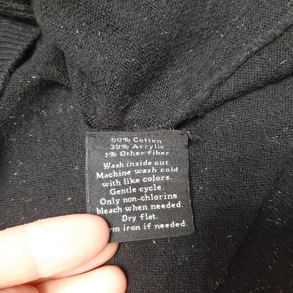 Rock&Republic Women's Black Long sleeves Bobycon Stretch Top Size S - Picture 9 of 9